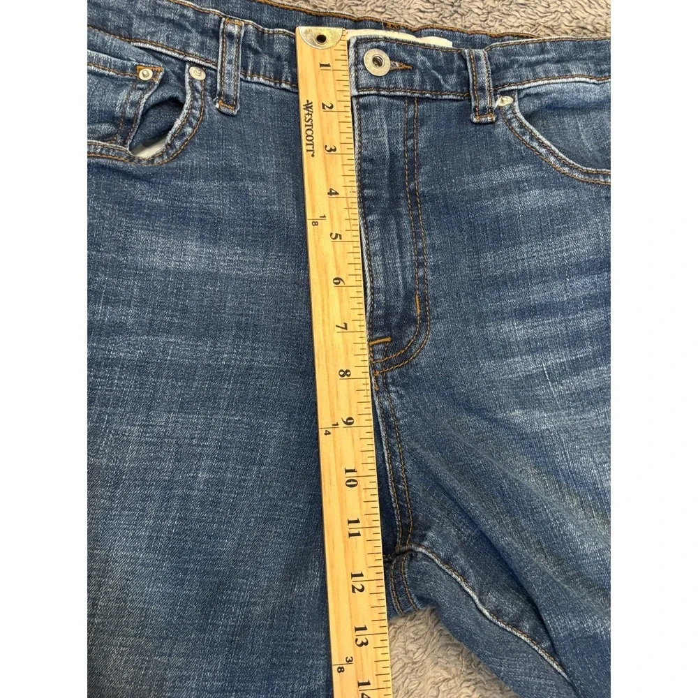 Ella Moss Jeans Womens 12/31 High Waist Straight Medium Wash Blue Stretch Denim